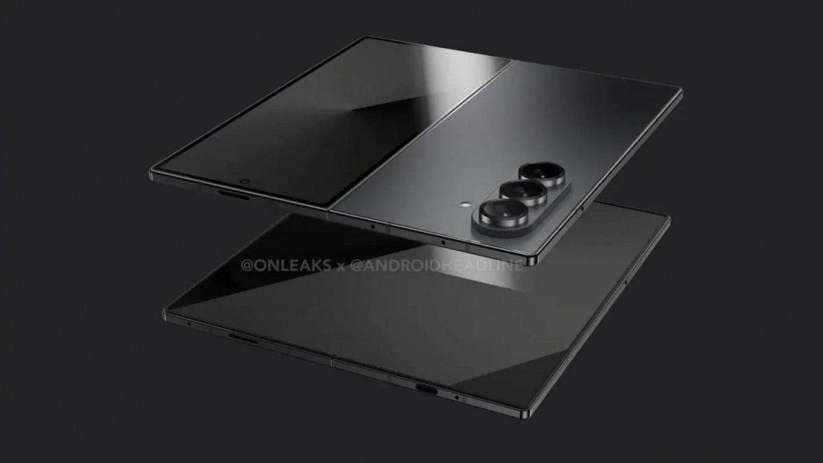 Samsung Galaxy Z Fold7 in leaked CAD-based image