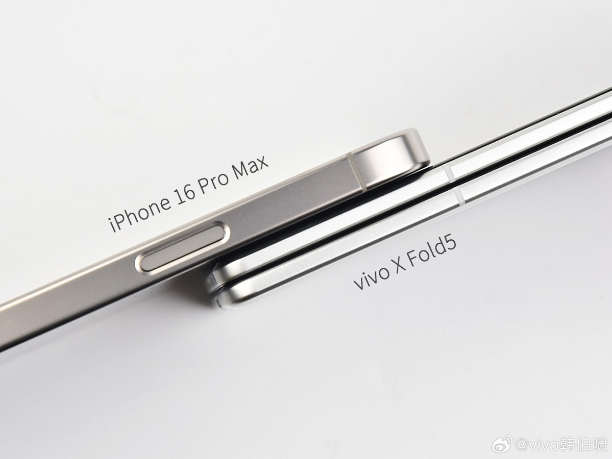 vivo X Fold5 folded