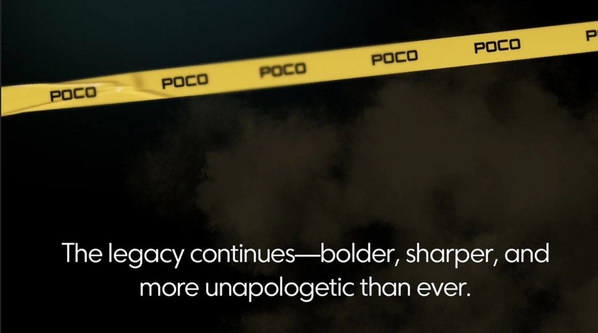 Poco F7 — старт рекламной кампании, вероятно, указан месяц выхода