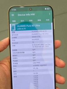 Подтверждение наличия Kirin 9020 в Huawei Pura 80 Pro+ и Ultra
