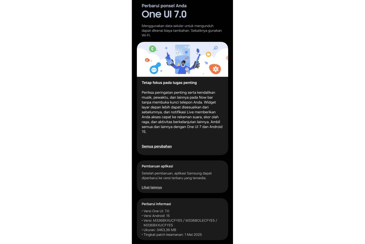 Samsung Galaxy M33 получает обновление One UI 7 на базе Android 15