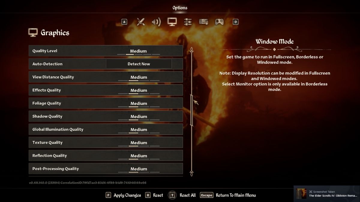 elder scrolls iv oblivion remastered review settings  Elder Scrolls IV: Oblivion Remastered
