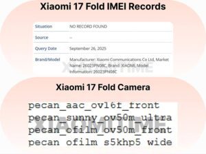 Xiaomi 17 Fold засветился: Спецификации камеры и ранний запуск раскрыты Xiaomi 17 Fold засветился: Спецификации камеры и ранний запуск раскрыты