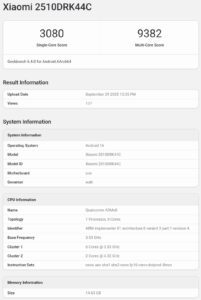Производительность Redmi K90 и K90 Pro протестирована на Geekbench Производительность Redmi K90 и K90 Pro протестирована на Geekbench