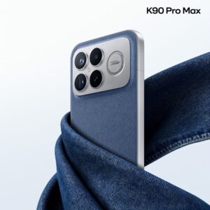 Redmi K90 Pro Max представляет стильный финиш с текстурой Denim Blue Redmi K90 Pro Max представляет стильный финиш с текстурой Denim Blue