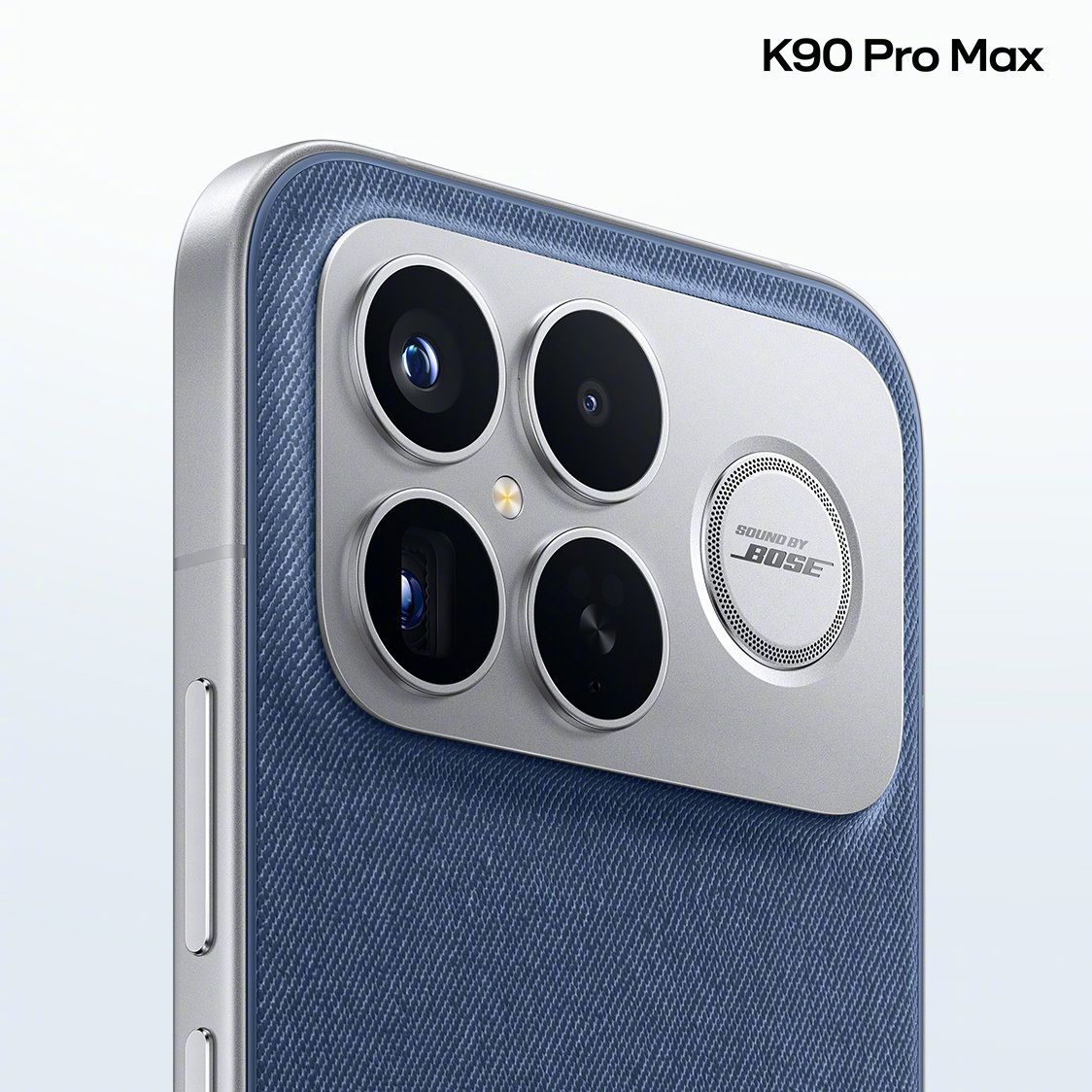 Redmi K90 Pro Max has Danim Blue fabric like texture