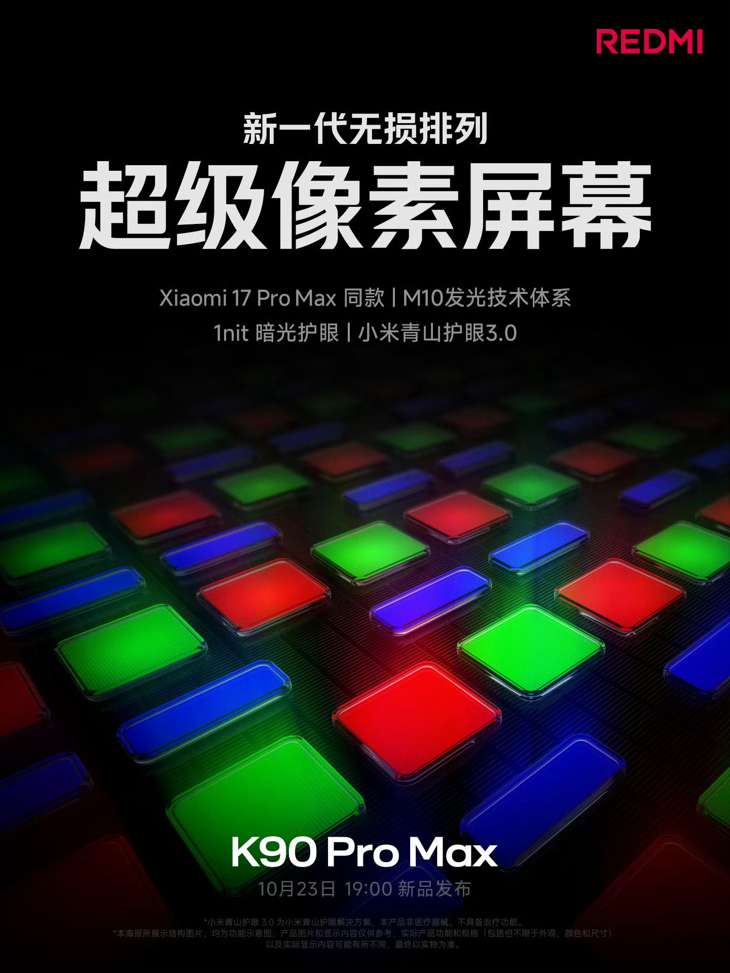 Технологии и характеристики экрана Redmi K90 Pro Max
